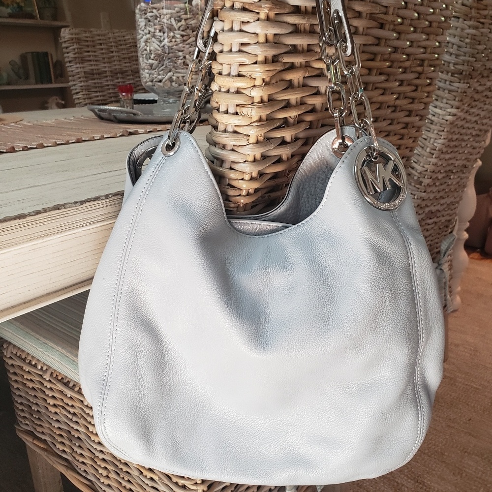 Michael Kors Fulton Leather Shoulder Tote